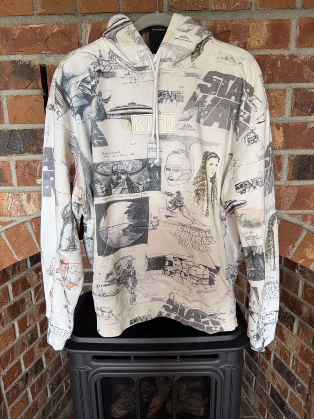 Kith x starwars box logo sketches Hoodie size Large